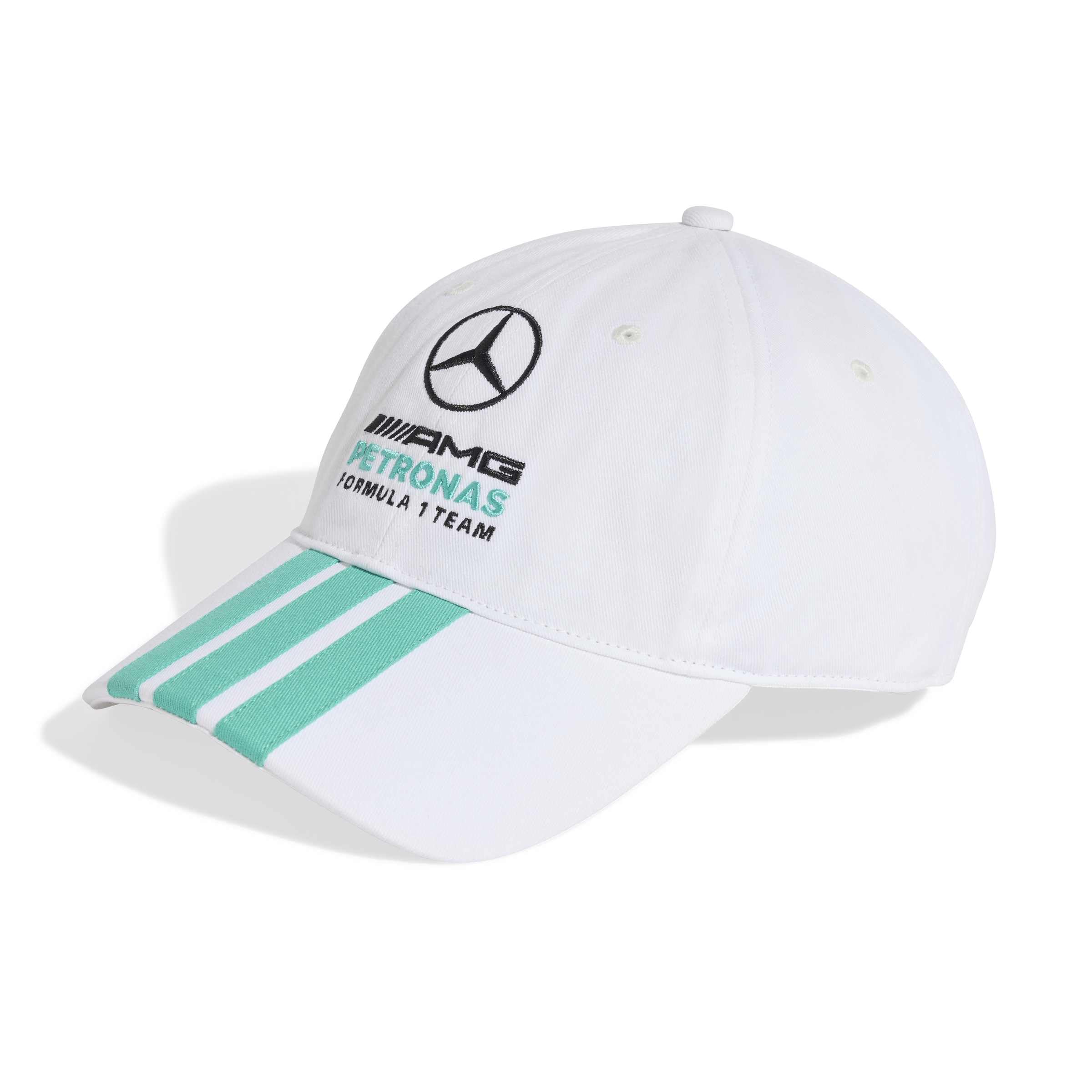 adidas Adult Mercedes -amg Petronas Formula 1 Team DNA 3 Stripes Cap m/l White