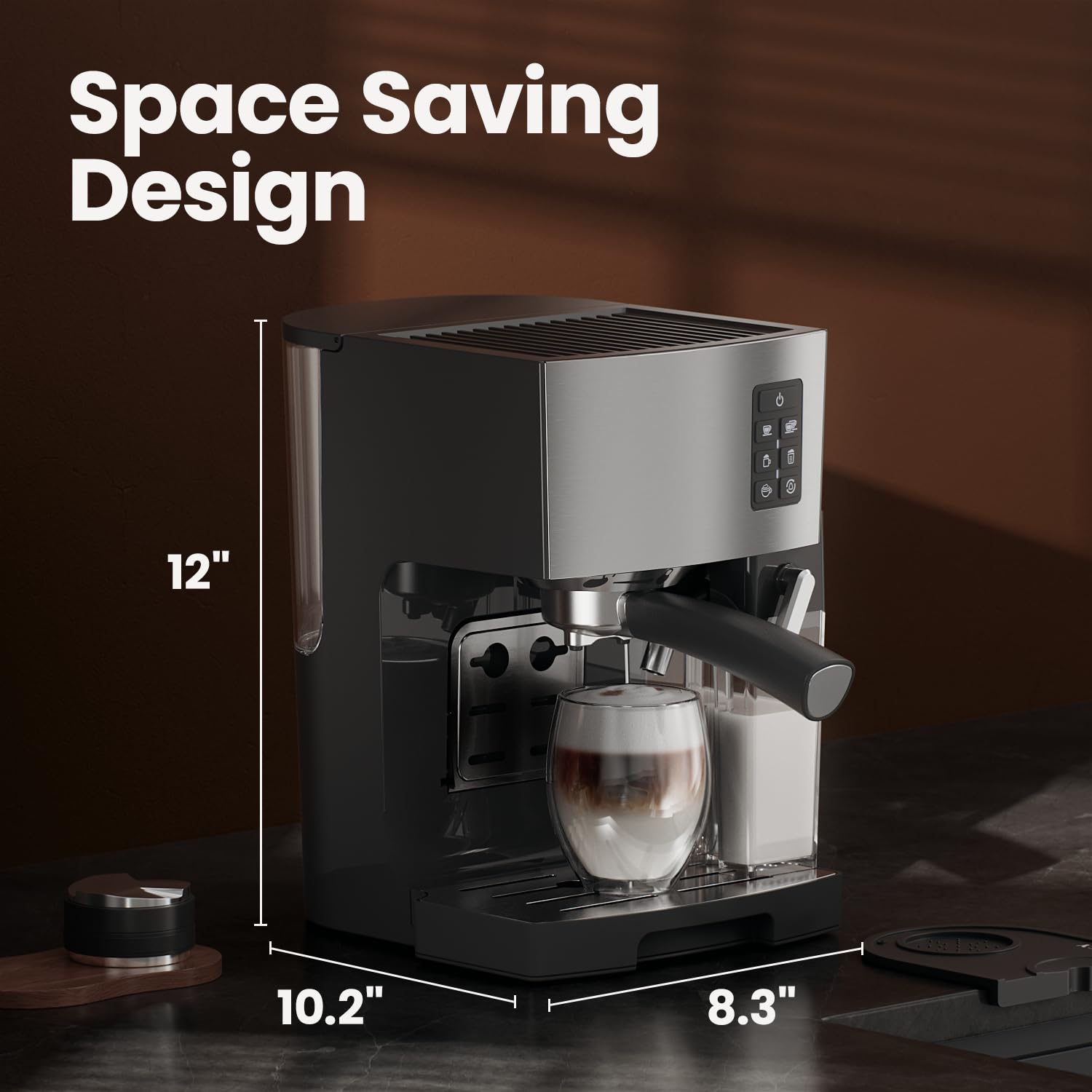 JZ.CAFE Super-Automatic Espresso Machine - Cappuccino Maker -6 JZ.CAFE Super-Automatic Espresso Machine - Cappuccino Maker -6