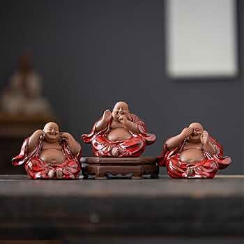 陶器の布袋様 置物 七福神 Amazon|七福神の置物 布袋様 小型(言わない・聞かない・見ない