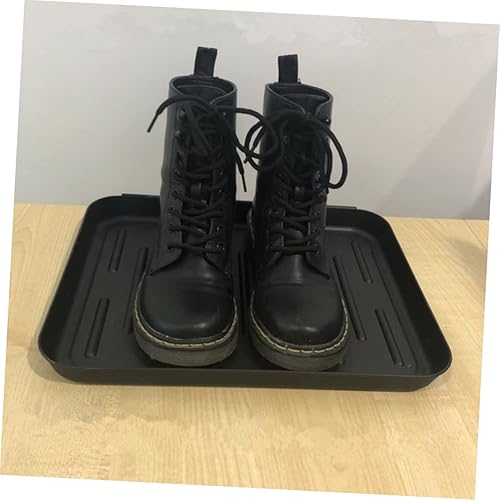 Miniatura 5 de YARNOW Bandeja para botas, 2 piezas, tapete para maceta, herramientas de nieve, para entrada, bandejas para almacenamiento de mascotas, bandeja de