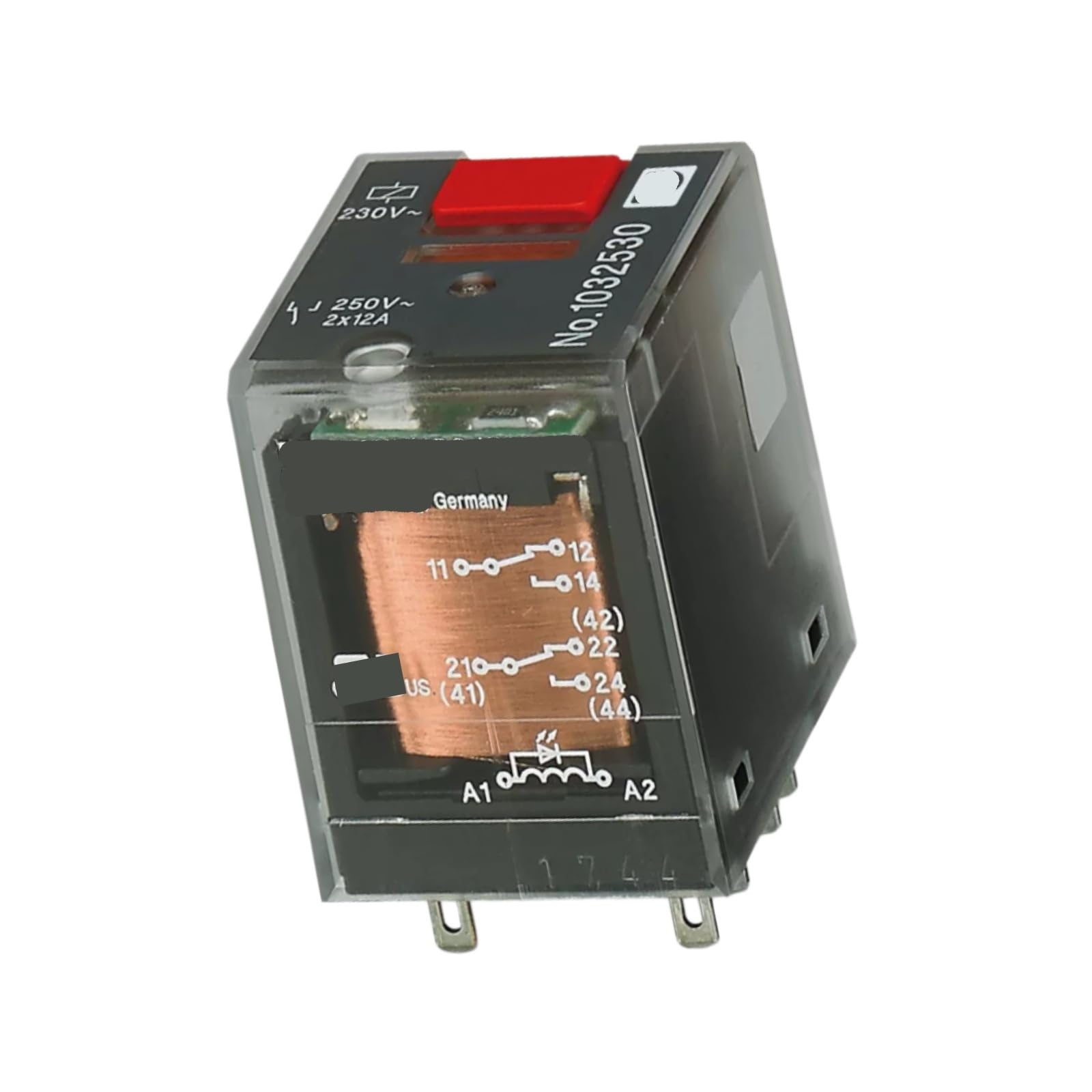 JHSLJCQS 5Pcs Relay REL-IR-BL/L-230AC/2X21 1032530, Relay Module