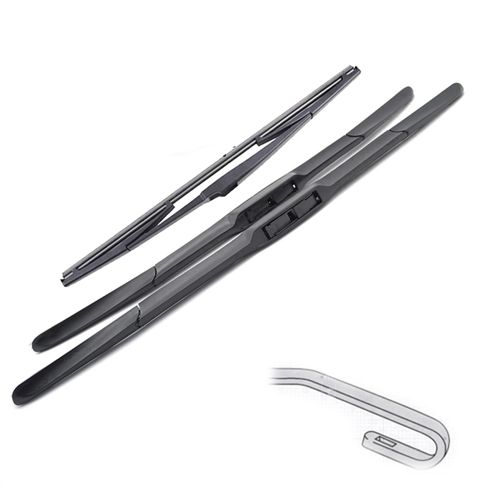 Juego De Escobillas Limpiaparabrisas Delanteras Y Traseras Para Toyota RAV4 XA50 2018-2023, Cepillos Para Ventana De Parabrisas De Coche, 26 "+ 16" + 12" Parabrisas