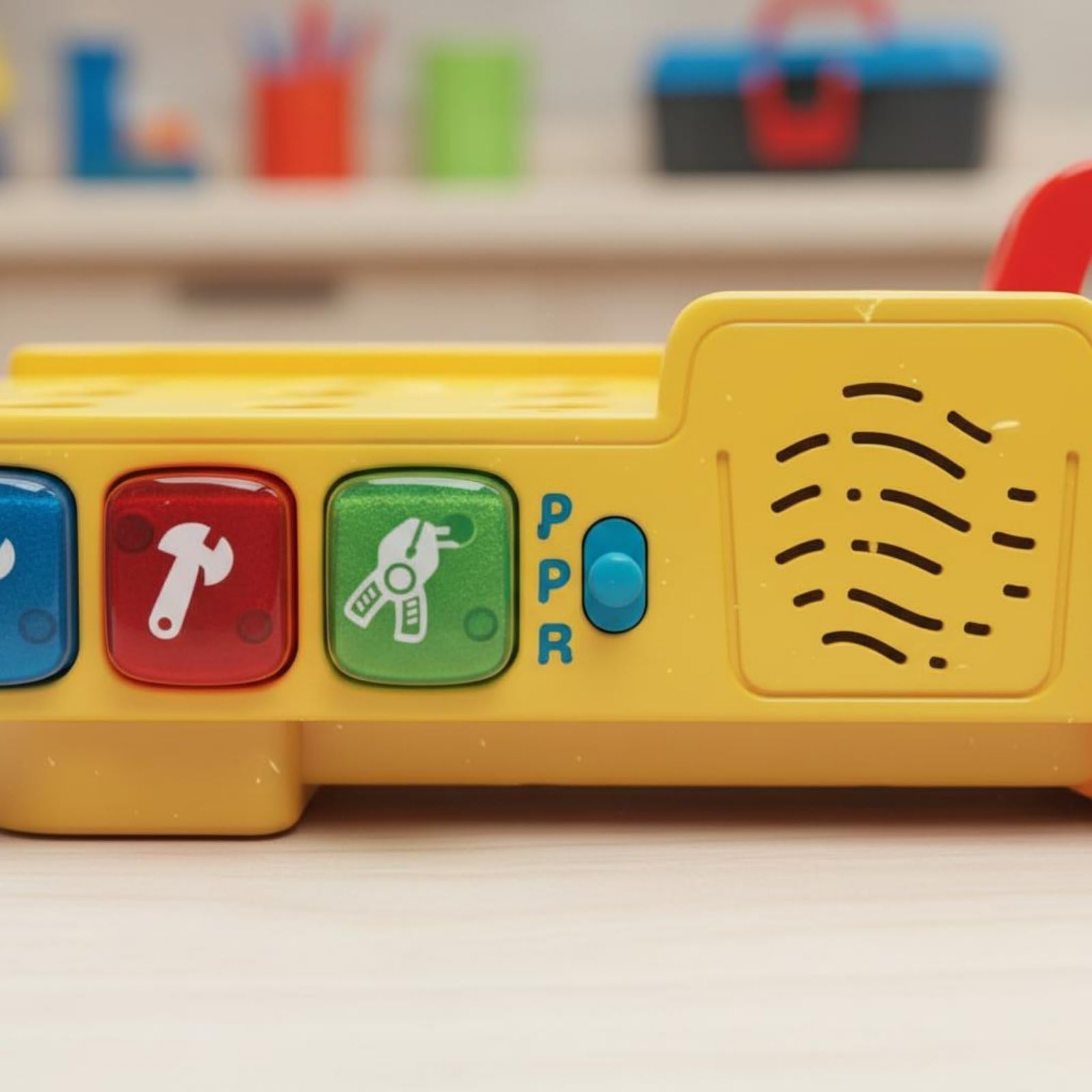 Interaktiver Lernwerkzeugkasten Rollenspiel Kinderwerkzeugkoffer 3 Lernmodi Kinderwerkzeug-Set für Kleinkinder