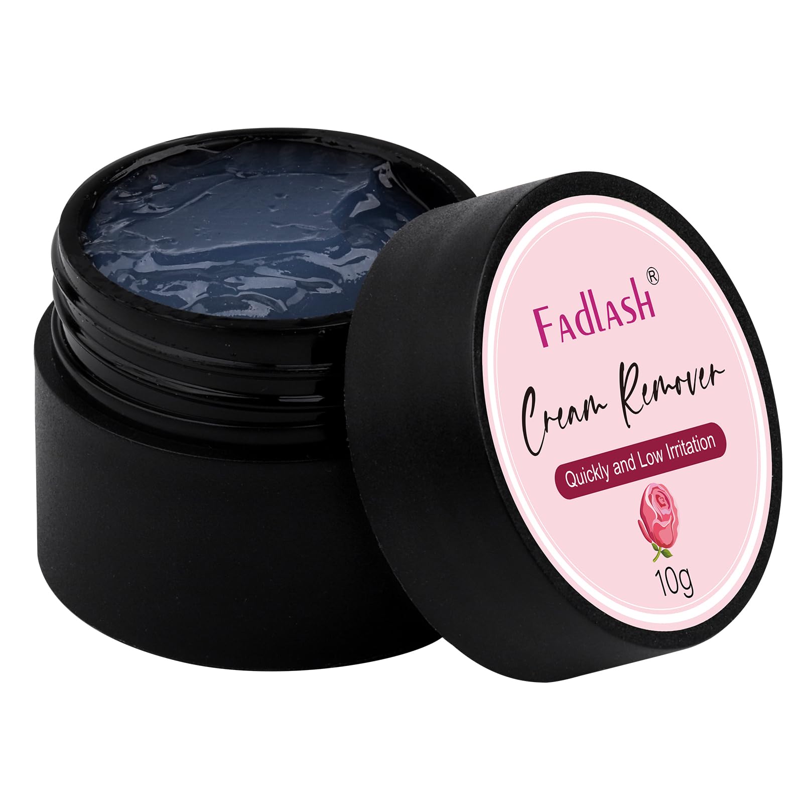 FADLASH Wimpernverlängerungsentferner 10 g Wimpernverlängerungsentferner Löst Wimpernverlängerungen kraftvoll Wimpernkleberentferner Geringe Reizung für empfindliche Haut (Rose)