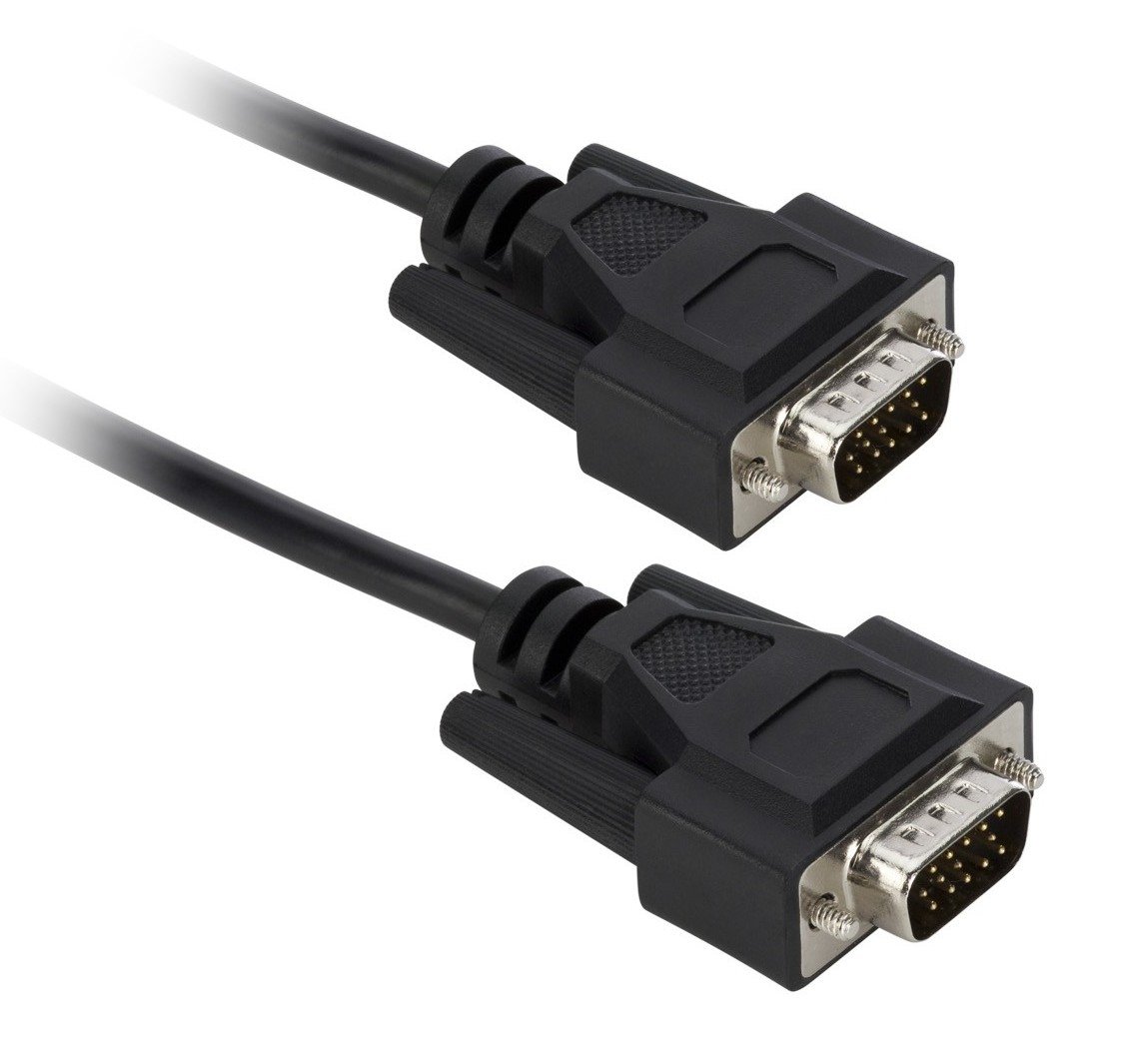 V7 VGA Extender HD15 Male To HD15 Female Cable, Black(50 Feet) Buy