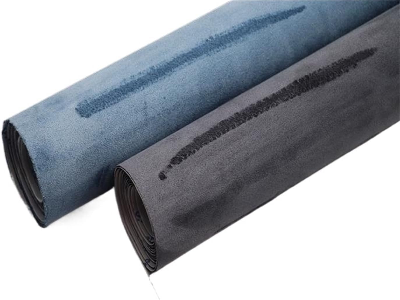 Zamszowa tkanina na podsufitkę, Tkanina na podsufitkę samoprzylepna zamszowa rolka wielokolorowa wiele rozmiarów DIY wnętrze samochodu(Blue2,30cm x 149cm)