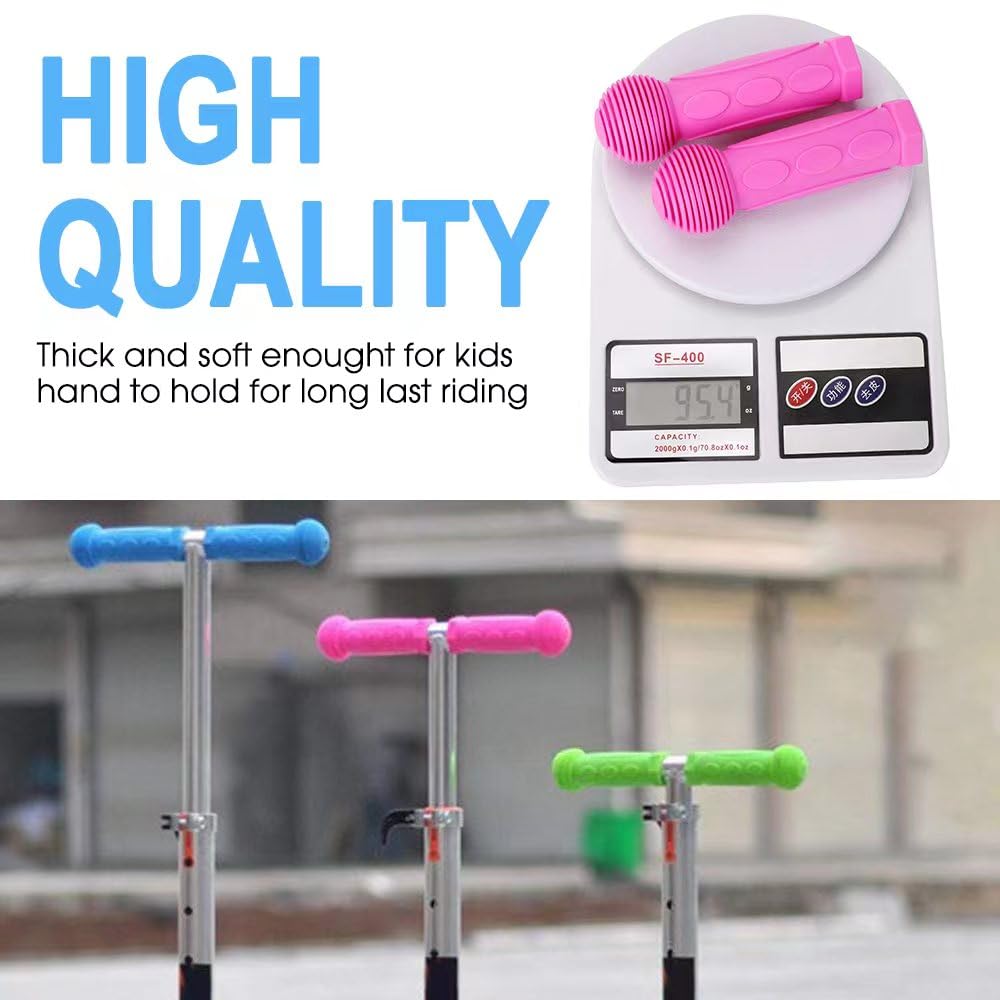 Kid Bicycle Grips - 22.2mm Handlebar Grips for 2-4 Wheel Kick Scooters - Drifting & Swing Scooters