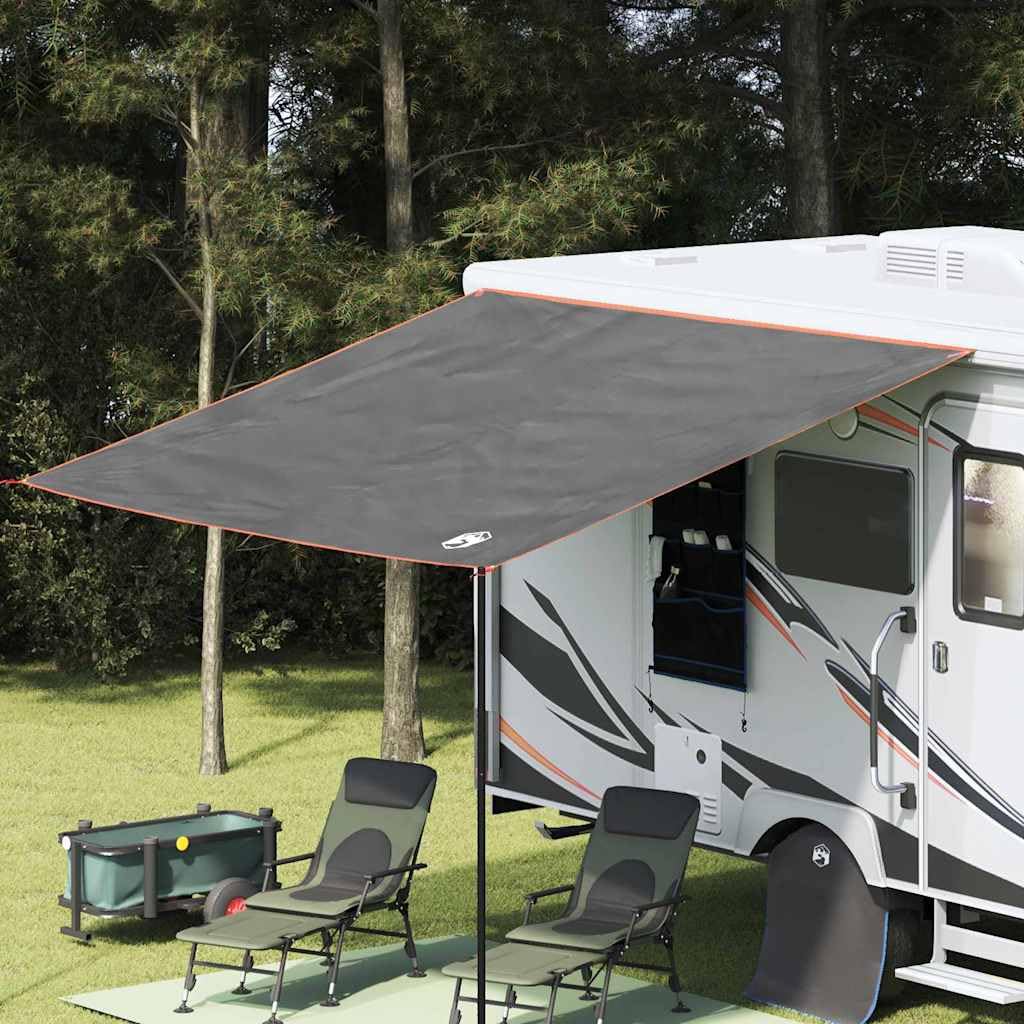 Bâche imperméable en polyester x vert avec tendeurs et piquets, imperméable, coupe-vent et ignifuge pour camping, extérieur, trekking, festival et plage