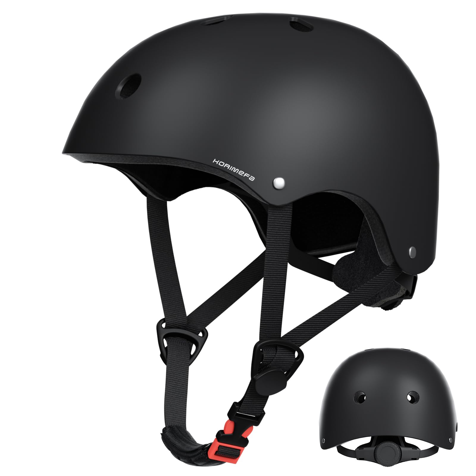 KORIMEFA Toddler Kids Helmet for Bike Scooter Skateboard Roller BMX Bicycle 2-13 Years Boy Girl, Impact-Resistant/Lightweight/Breathable/Adjustable, 46-58cm — image 1