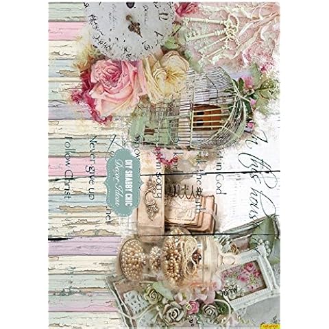 Papel de Arroz Cadence Shabby Chic 30x41cm Cover