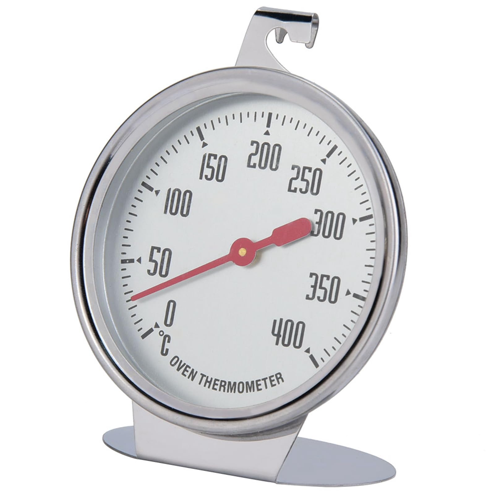 Termometro da Forno, Misuratore di Temperatura, Misuratore di Temperatura per Forno da di Grande Calibro in Acciaio Inossidabile