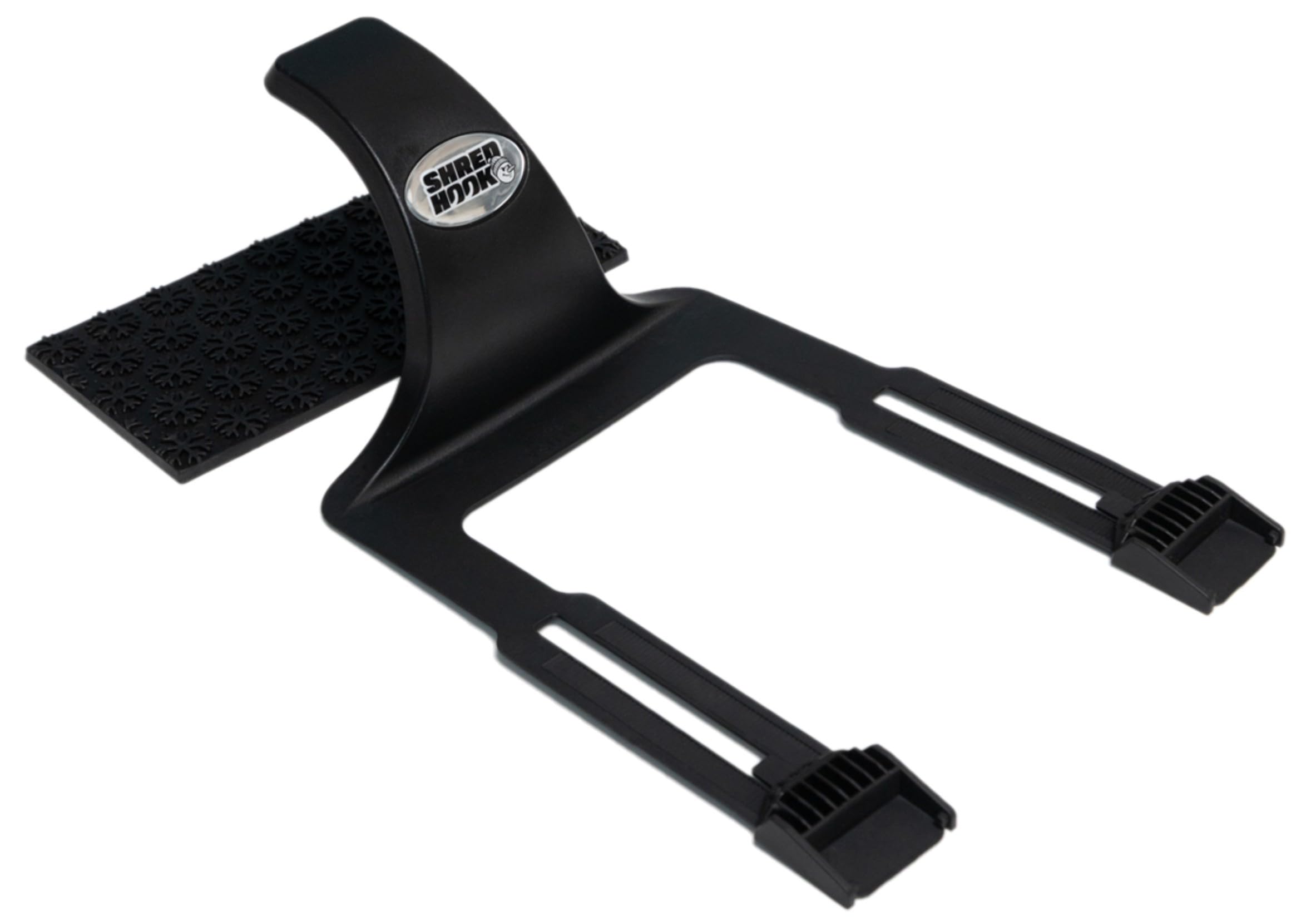 The SHREDHOOK Snowboard Hook w/Stomp Pad – Made 100% in The USA - More Stability When not Strapped into The Rear Binding Giving You Added Control