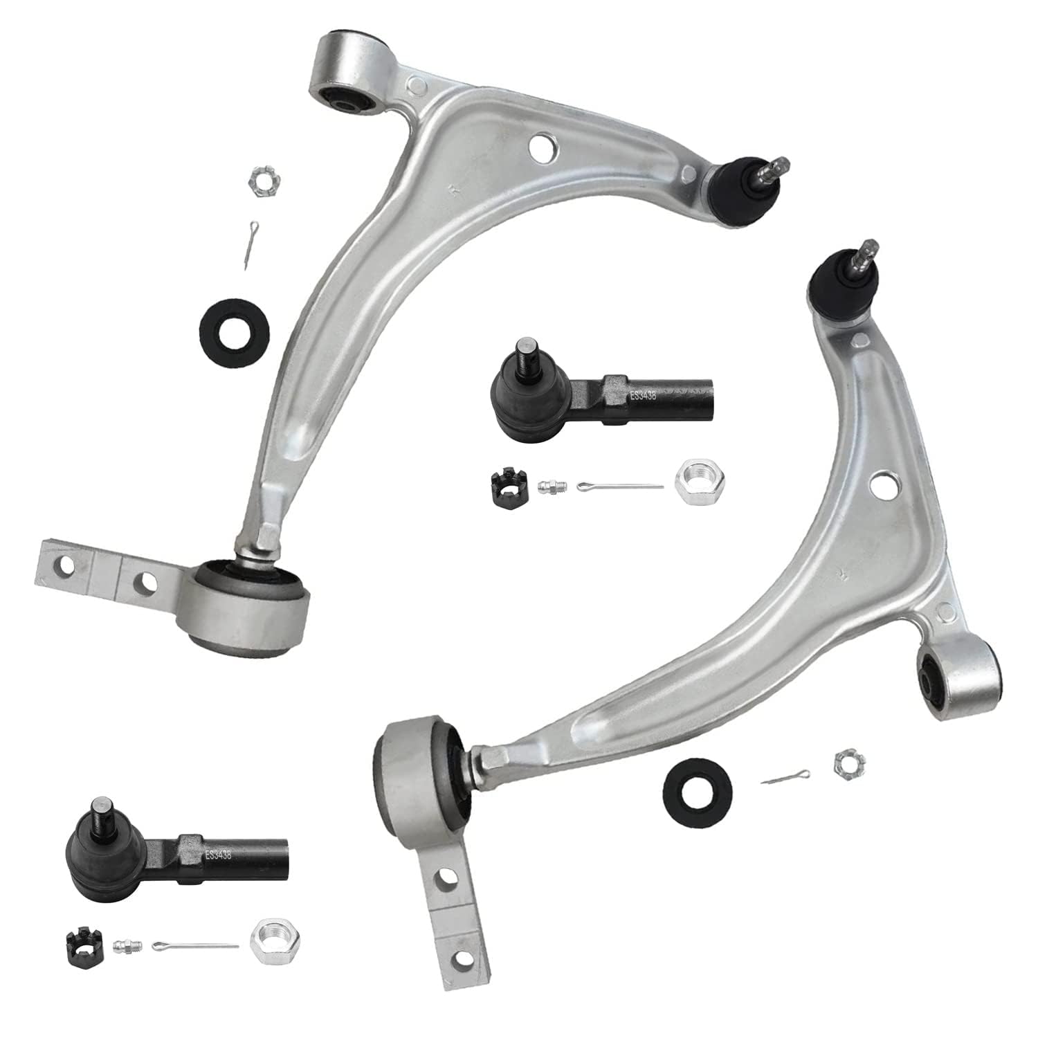 Detroit Axle - 4pc Front End Kit for 2002-2006 Nissan Altima, 2004-2008