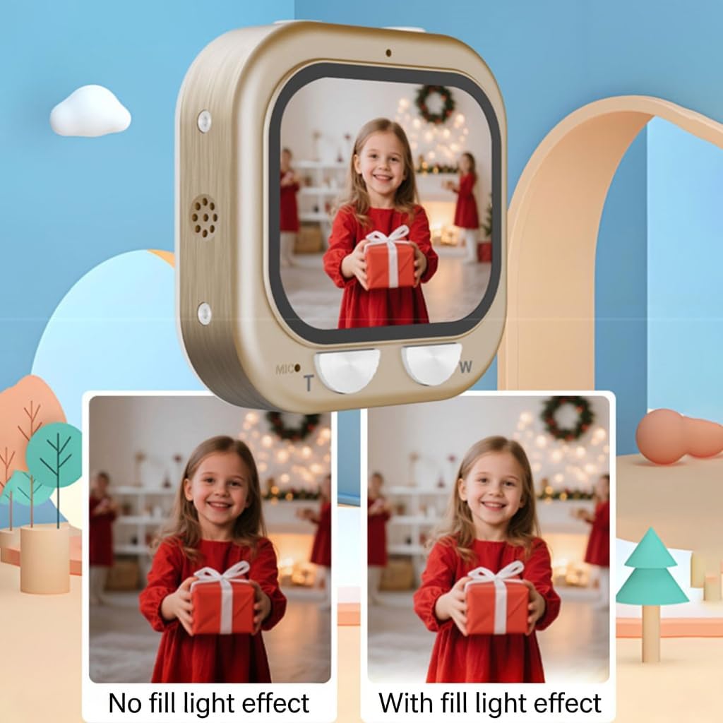 Q16 Mini Camera with 2.01Inch Screen and 32GB Memory Card 100MP Resolution