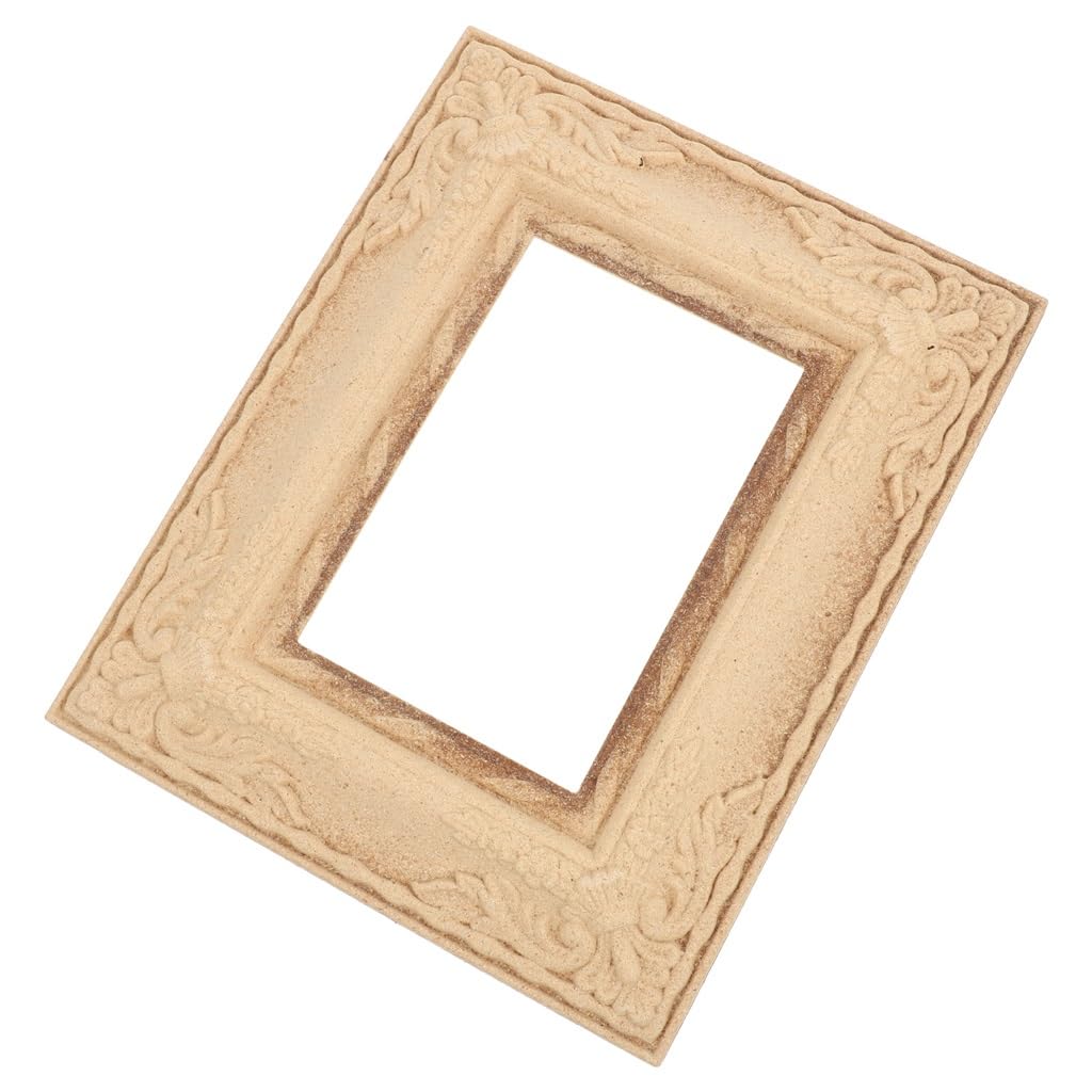 KLerDH Picture Frames, Desktop Picture Frame Design Photo Tabletop Wood Holder Table Ornament(Argento)