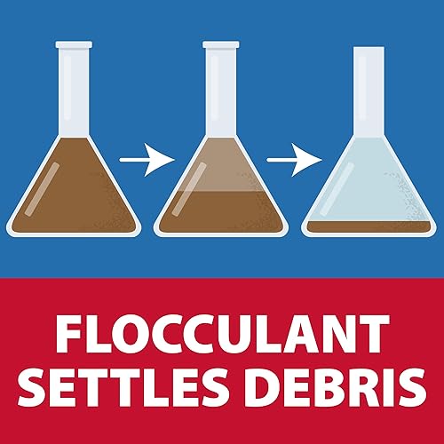 Miniatura 4 de The Pond Guy RapidClear Floculante, tratamiento clarificador de jardín de agua, estanques y fuentes de peces Koi nublados transparentes para