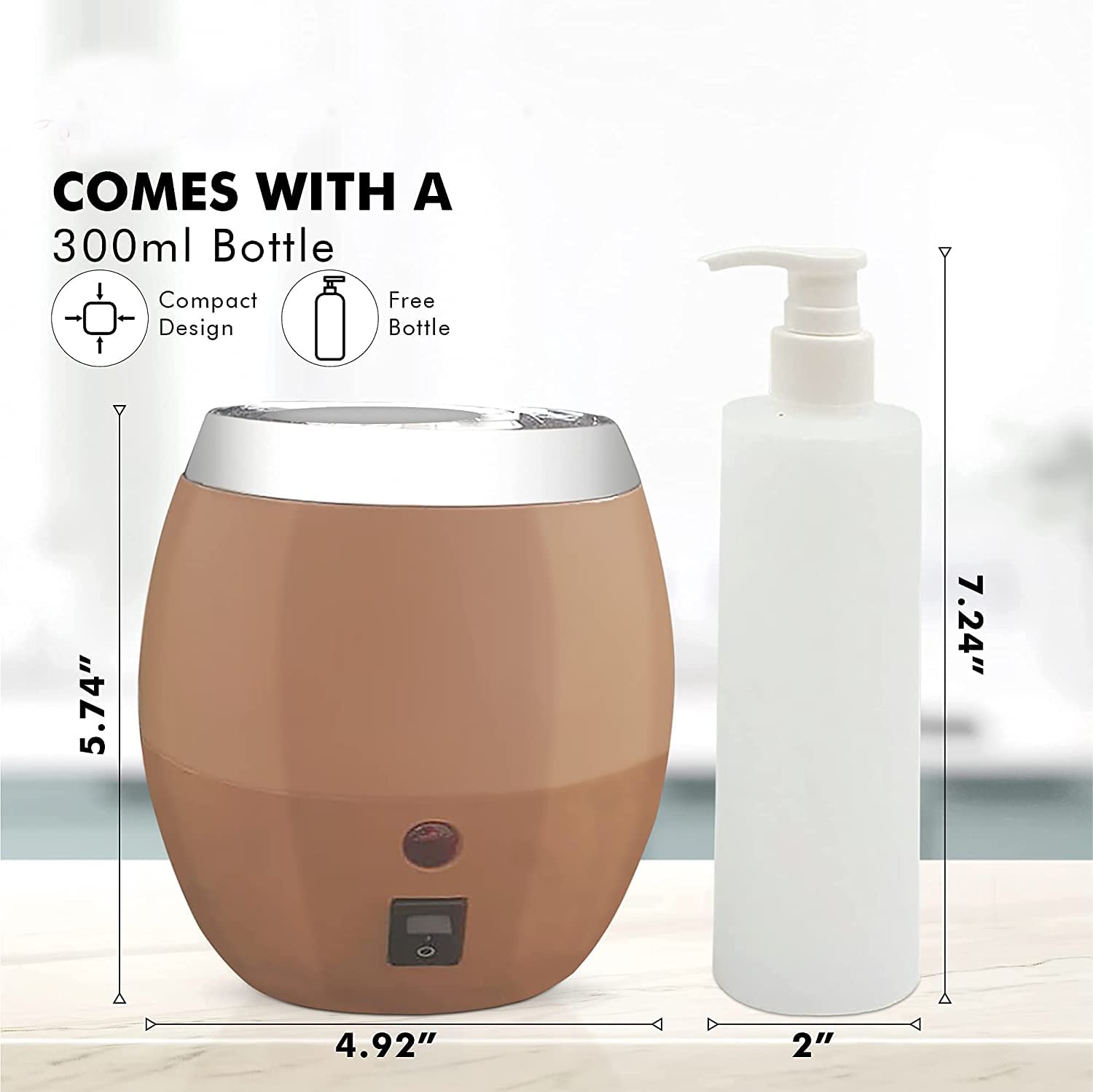 Master Massage Réchauffeur d'huile automatique chauffe-huile massage une bouteille prise UK