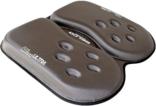 Miniatura 9 de GSeat - Cojín de asiento ultra ortopédico de gel y espuma, para coxis, espalda, coxis, próstata, posnatal y ciática para dolormolestias, oficina,