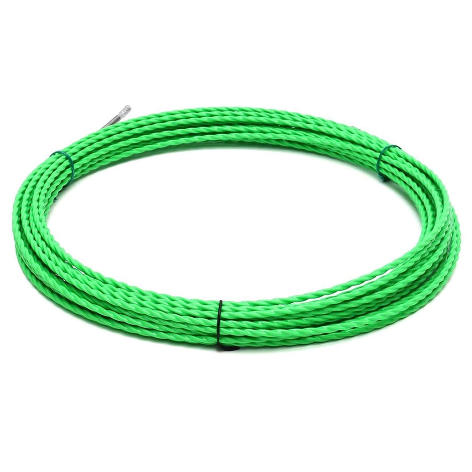 Trunking Solid 4mm x 10 Meters 20 Meters 30 Meters Electrical Fish Tape Cable Puller Rod Push Pull Duct Rodder Running Wire Connector Loom (Size : 4mmX 10m)