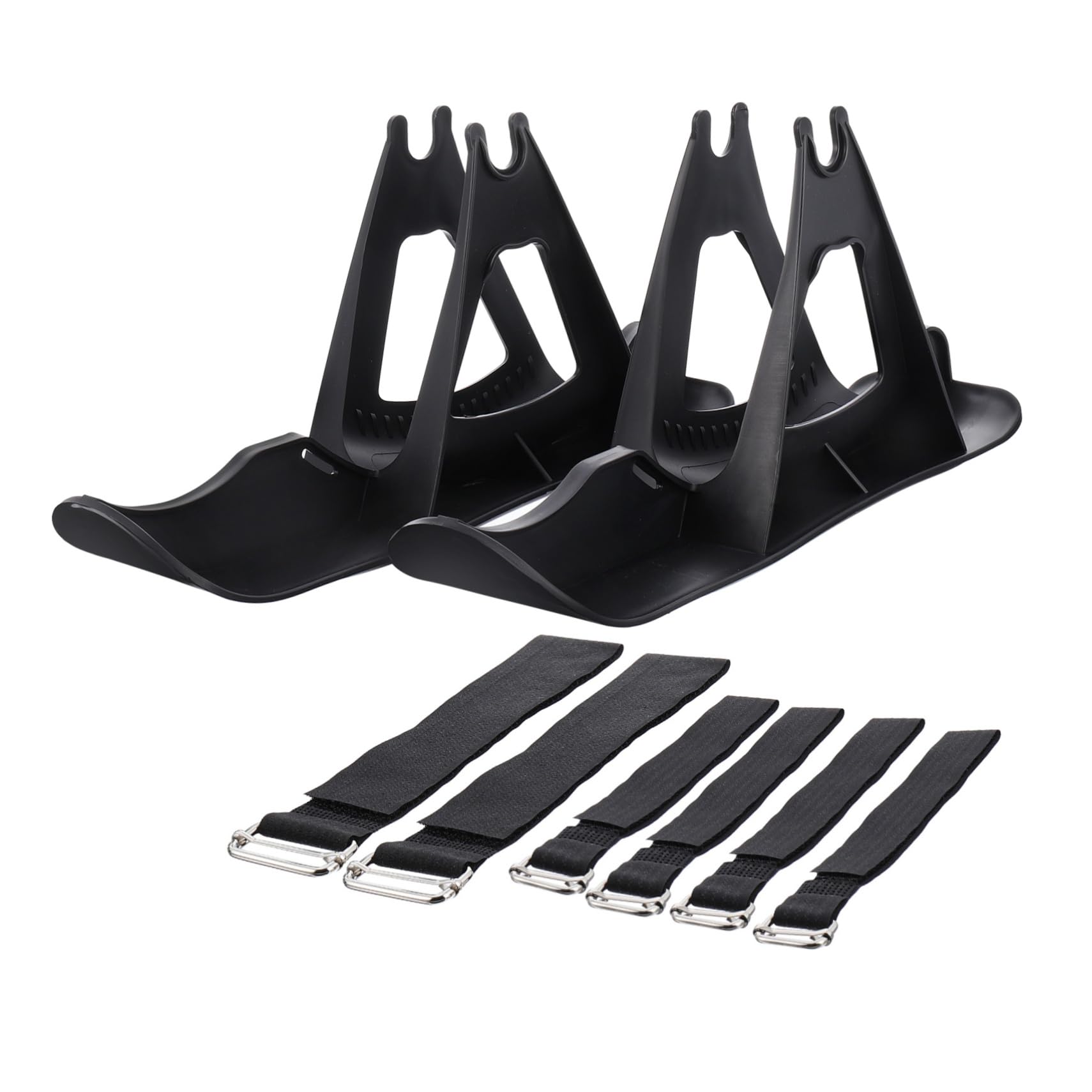 GOOHOCHY 2pcs Boy Girl Balance Bike Ski Board Ski Boards with Straps for Tires and Stable Winter Toy for Boy Girl