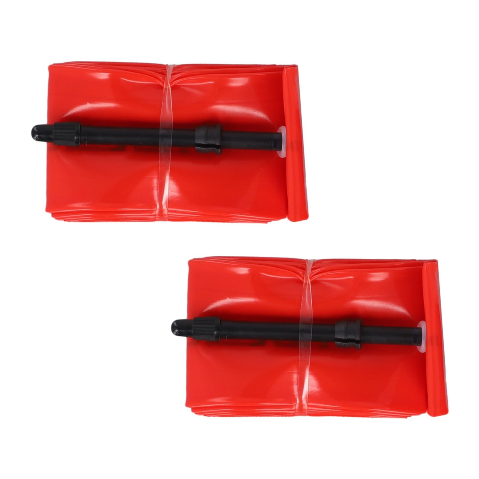 Vibsky 2 Pack TPU Bike Inner Tube 700x35-50C Presta Valve 65mm Ultralight 45g Puncture Resistant Road Bicycle Tyre Tube Red