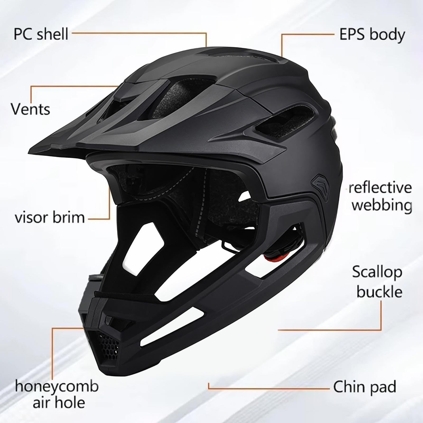 Kask rowerowy, kask ochronny do roweru górskiego, wiele sportów, regulowane nakrycie głowy dla mężczyzn i kobiet, lekki sprzęt ochronny do jazdy i jazdy na rowerze, ergonomiczny design, do użytku