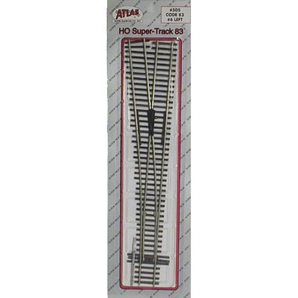 Amazon.com: HO Code 83 #6 Left-Hand Super Switch : Toys & Games