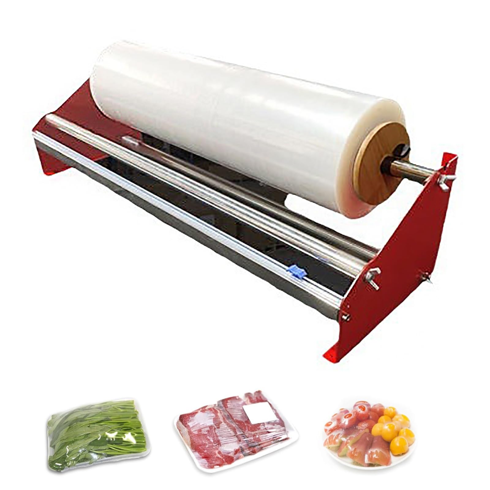 Confezionatrice per Film Estensibile da Tavolo, Macchina per l'erogazione di Film Estensibile per imballaggio di Alimenti/Articoli, Larghezza 50 cm≥