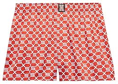 Henna Red Monogram Print