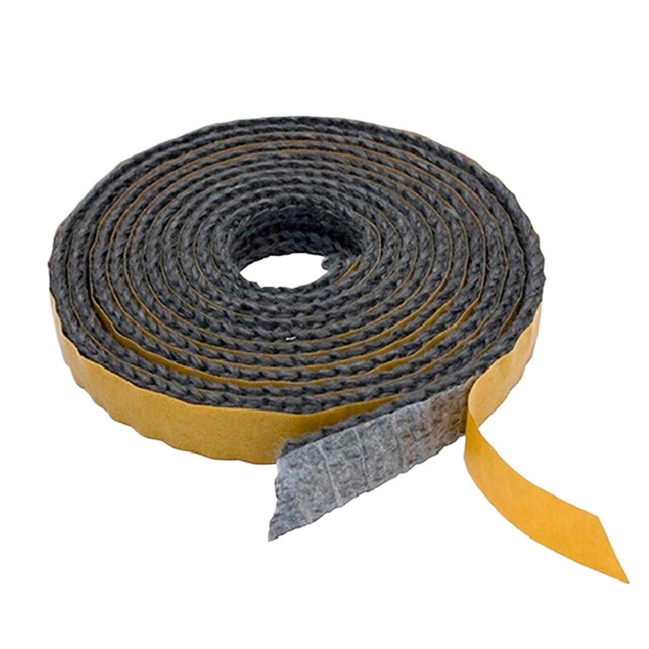 Guarnizione Stufa a Legna Nastro sigillante for camino 18X3.0MM | Guarnizione autoadesiva for stufa for porta camino con corda for focolare aperto da 2,5 m