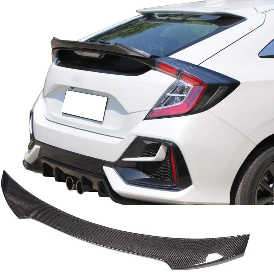 Buy JCING Carbon Fiber Trunk Spoiler for Honda Civic Hatchback 10 X