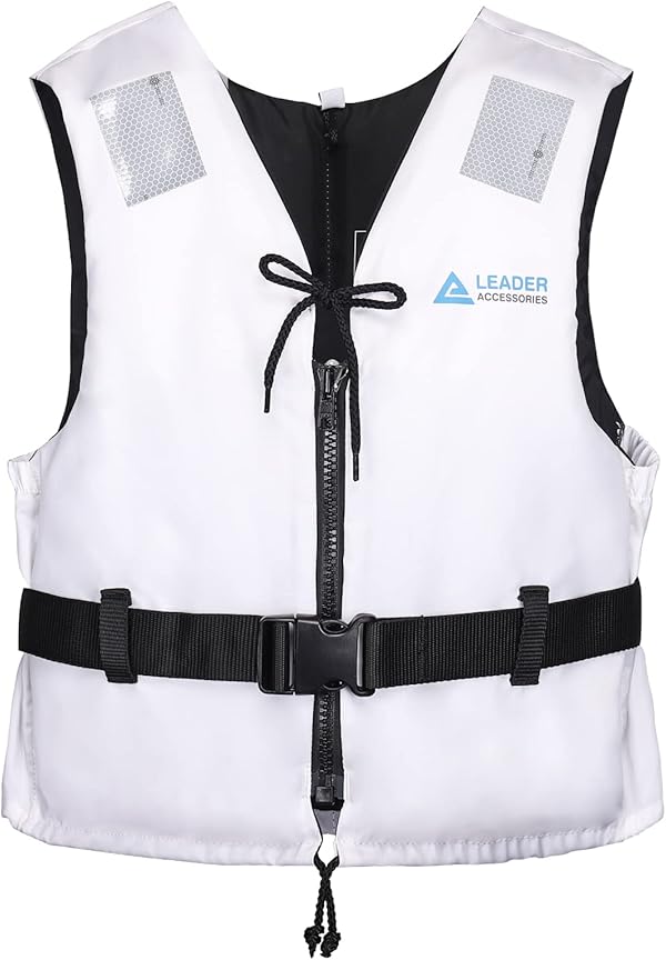 Leader International Schwimmhilfe Erwachsene, Feststoffweste ideal für den Wassersport, Auftriebshilfe bis zu 50N