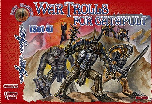 WAR TROLLS FOR A CATAPULT SET 4 , 4 FIGURES 1/72 ALLIANCE 72033