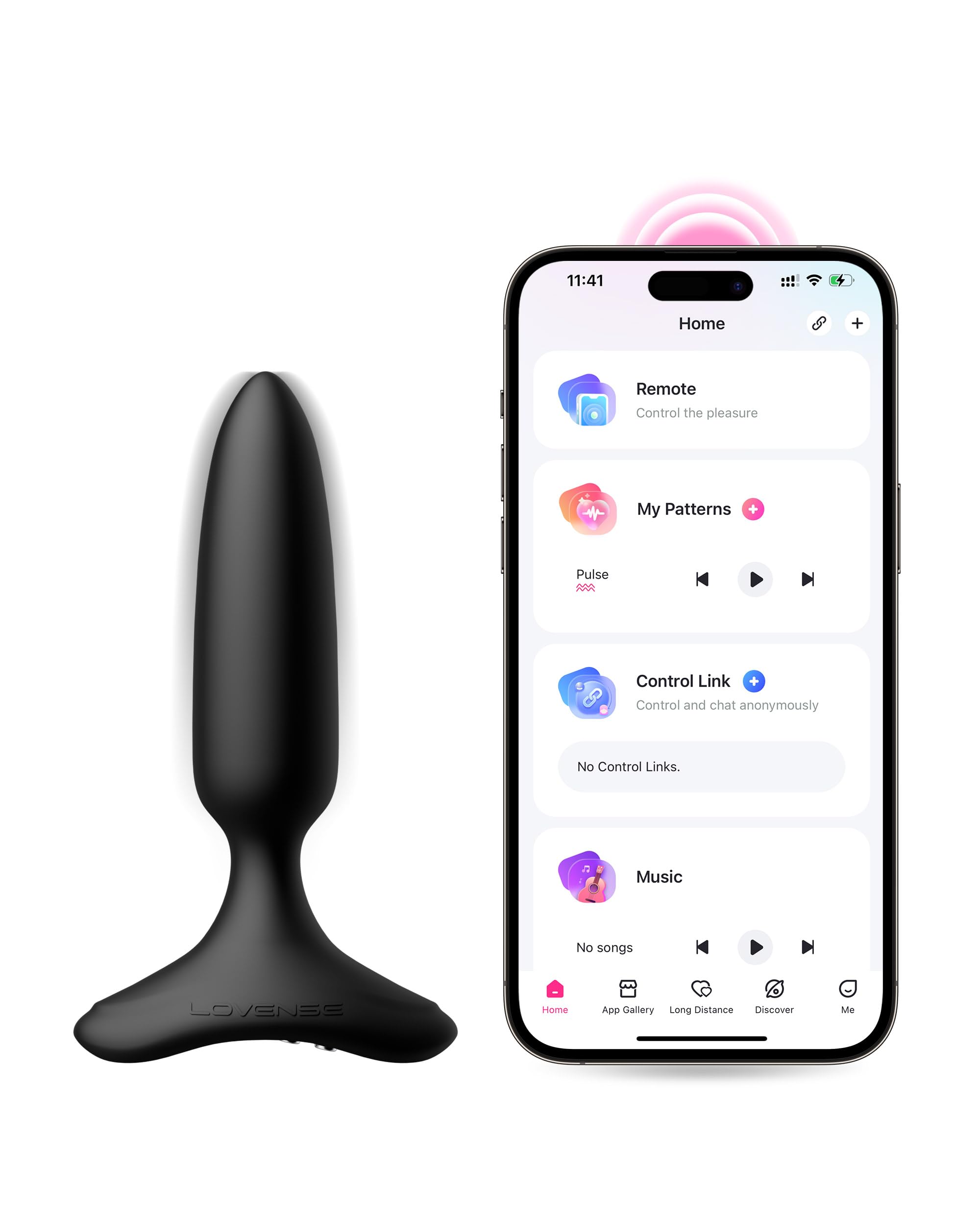 Plug Anal Vibrant Avec Télécommande - Rechargeable Par USB, Noir, Silicone, Unisexe, Neuf