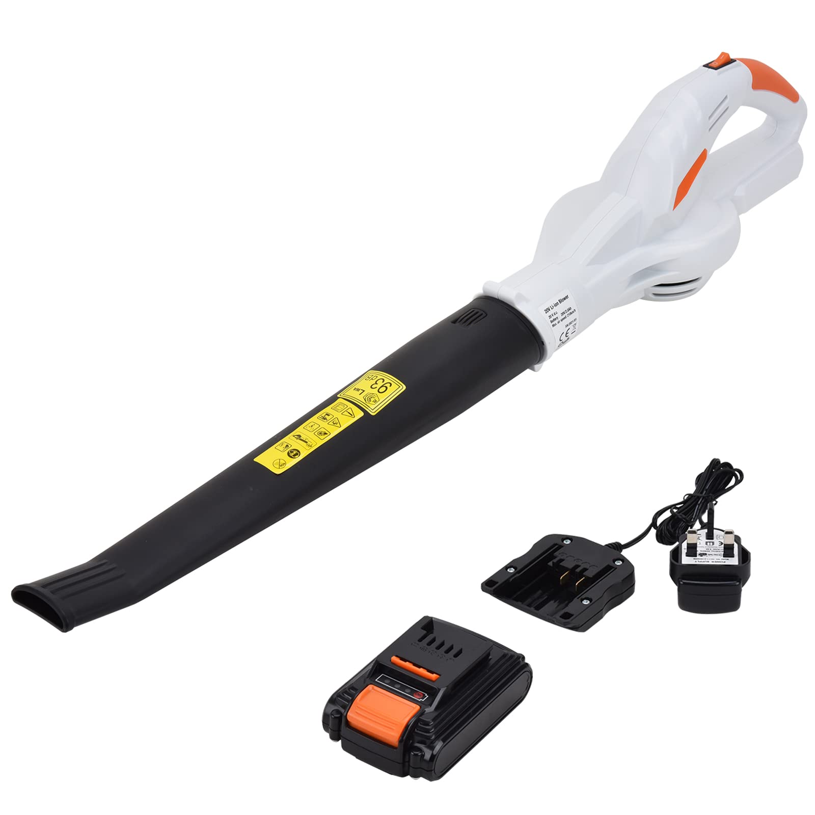 LIGO Leaf Blower - 20V 2.0Ah Leaf Blower Cordless with Battery&Charger, Electric Leaf Blower Lightweight for Snow Blowing