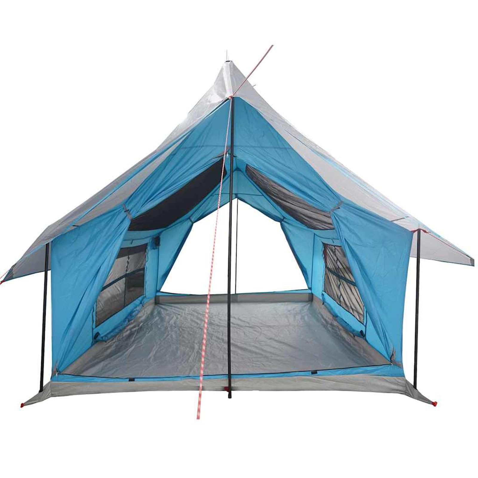HOMELEN 5-Person Camping Tent Waterproof Green Polyester Outdoor Shelter, Family Size Weatherproof Dome Tent with Removable, E-Port and Ventilation for Backyard, Hiking and Camping Adventures