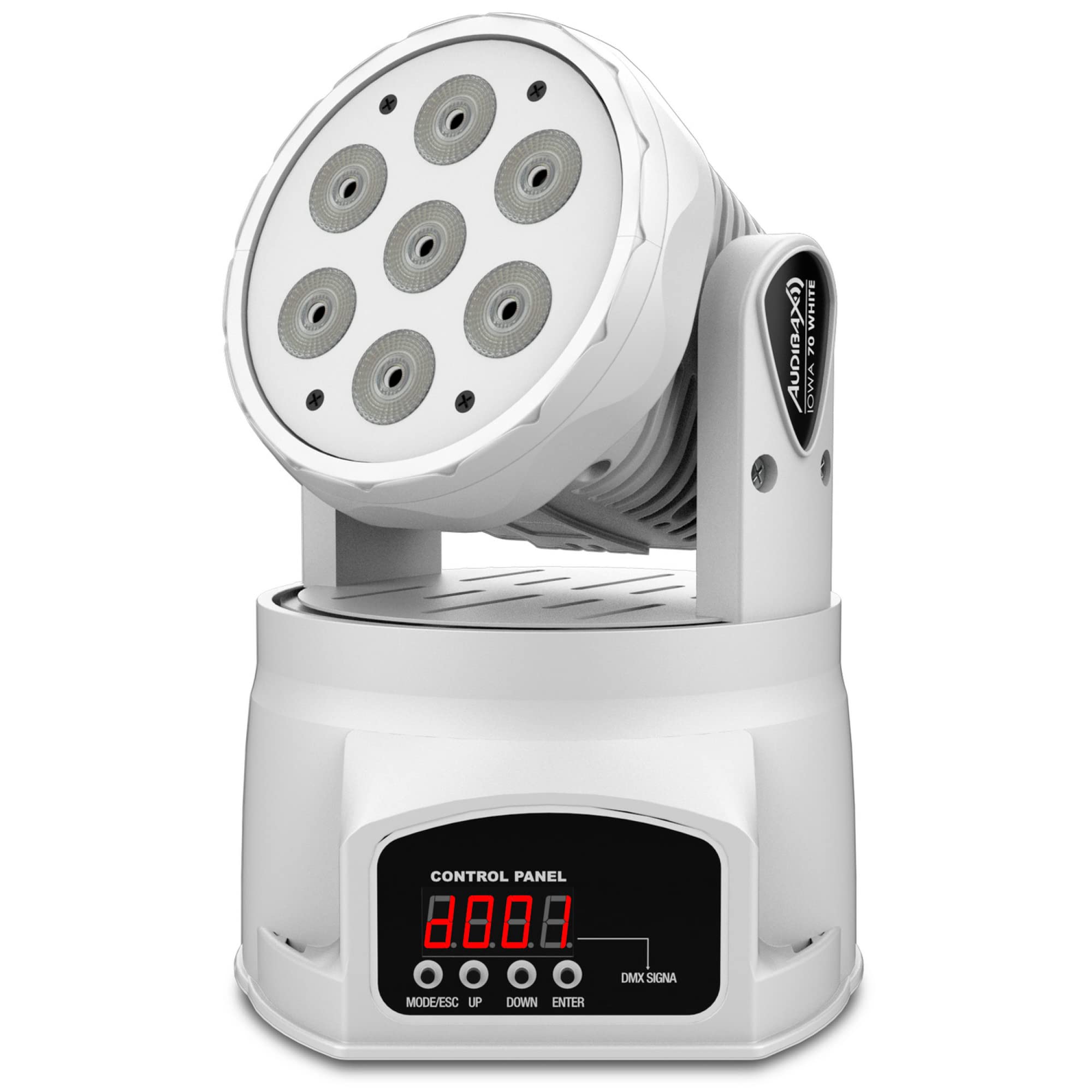 Audibax Iowa 70 White Cabeza Móvil Disco Wash 70W LED 4 en 1 RGBW
