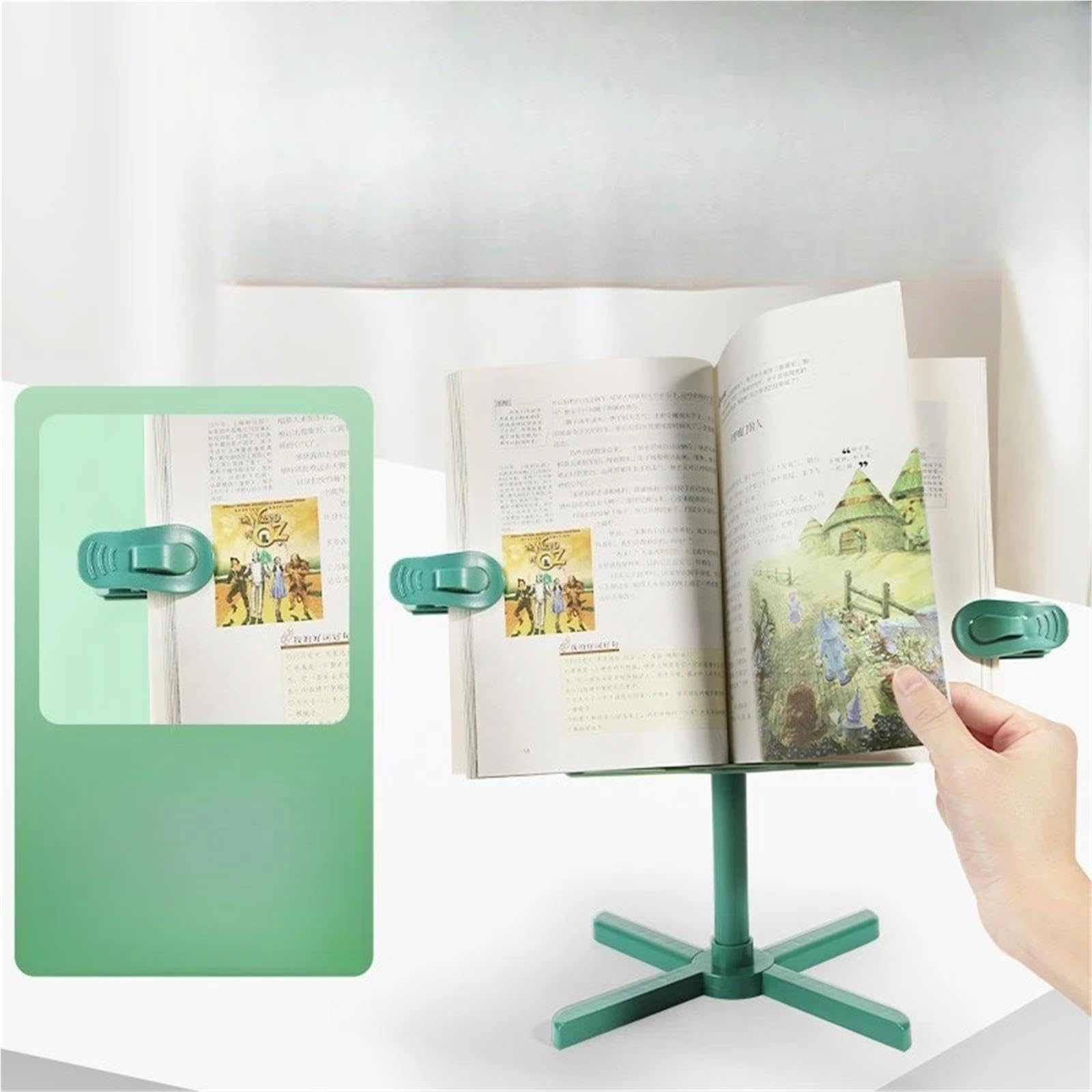 Atril Estudio Soporte de libro plegable ajustable