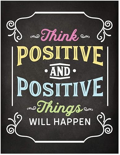 Miniatura 8 de Andaz Press Póster decorativo para pared de profesor de aula escolar, 8.5 x 11 pulgadas, Attitude is a Little Thing That Makes a Big Difference, 1