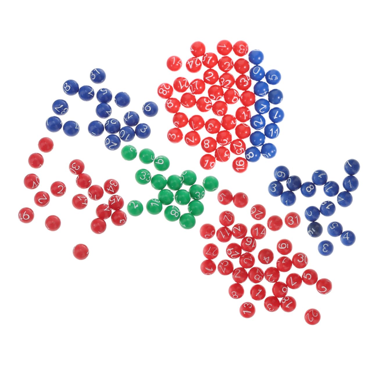 Gogogmee 3 Packs Raffle Game Balls Sphere Party Props for Games Lightweight Compact Design for