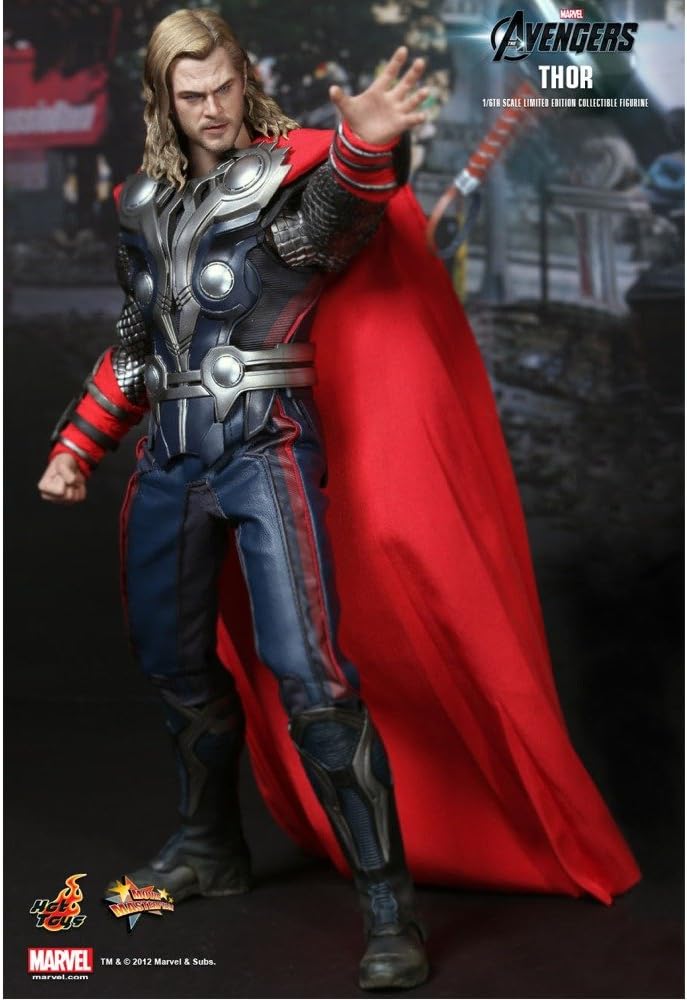 Hot ToysMovie Masterpiece - 1/6 Scale Fully Poseable Figure: The Avengers - Thor