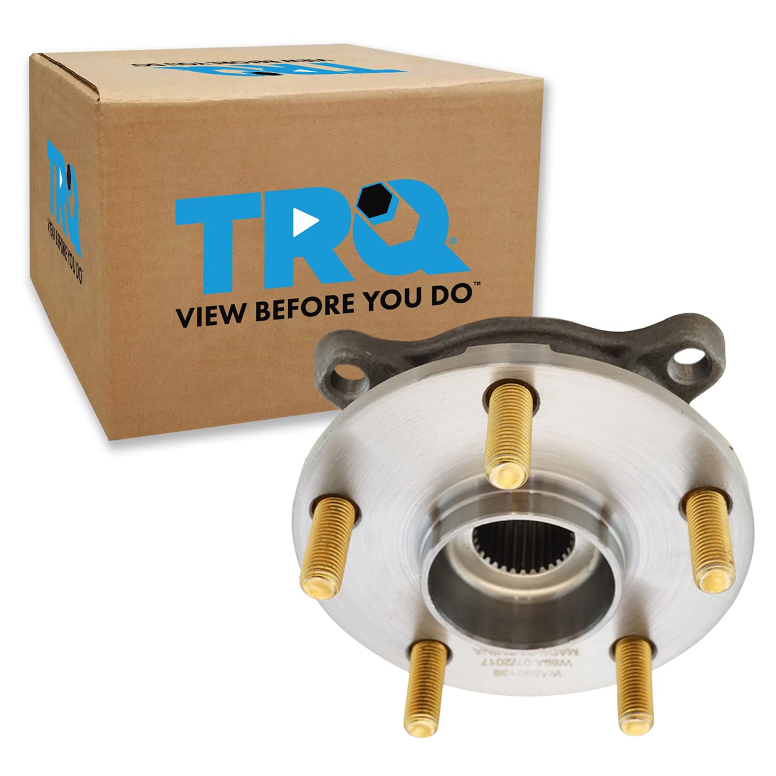 TRQ Front Right Wheel Hub Bearing Assembly Passenger Side Compatible with 2006 Lexus GS300 2007-2020 GS350 2006-2015 IS250 2016-2019 IS300 2011-2020 IS350 2016-2022 RC300 2020-2022 RC350