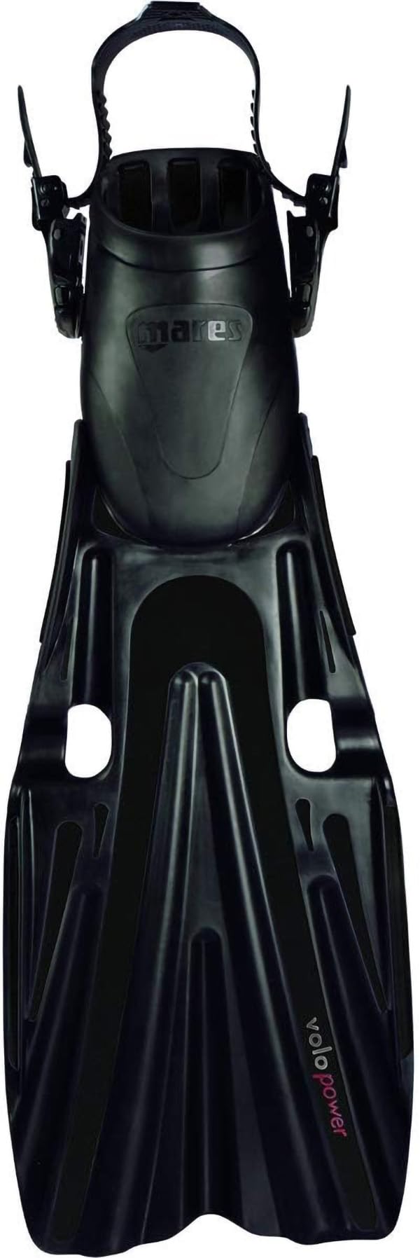 Mares Volo Power Open Heel Fins - BLACK, Regular