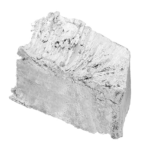 Miniatura 7 de Zinc de alta pureza, 1 kg2.2 lb Lingote de muestra de metal de bloque de Zn de alta pureza 99.995% para experimentos o uso de producción