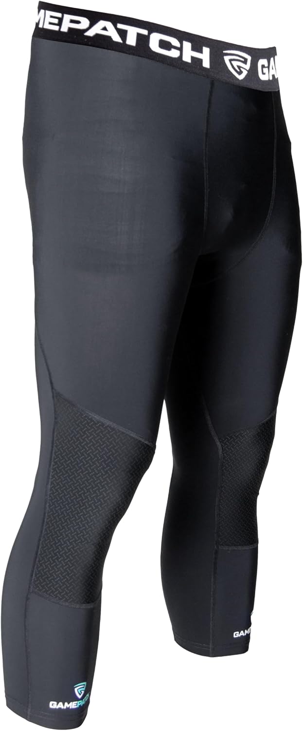 Abrasion Resistant 3/4 Tights | Basketball, Football, Handball | Sport Tights with Abrasion Protection on Knees