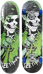 Skate Semi Profissional Montado Completo Modelos, Montado Skate Infantil Semi Profissional Juvenil Radical Skateboard Criança Shape com Lixa - Arte de Rua