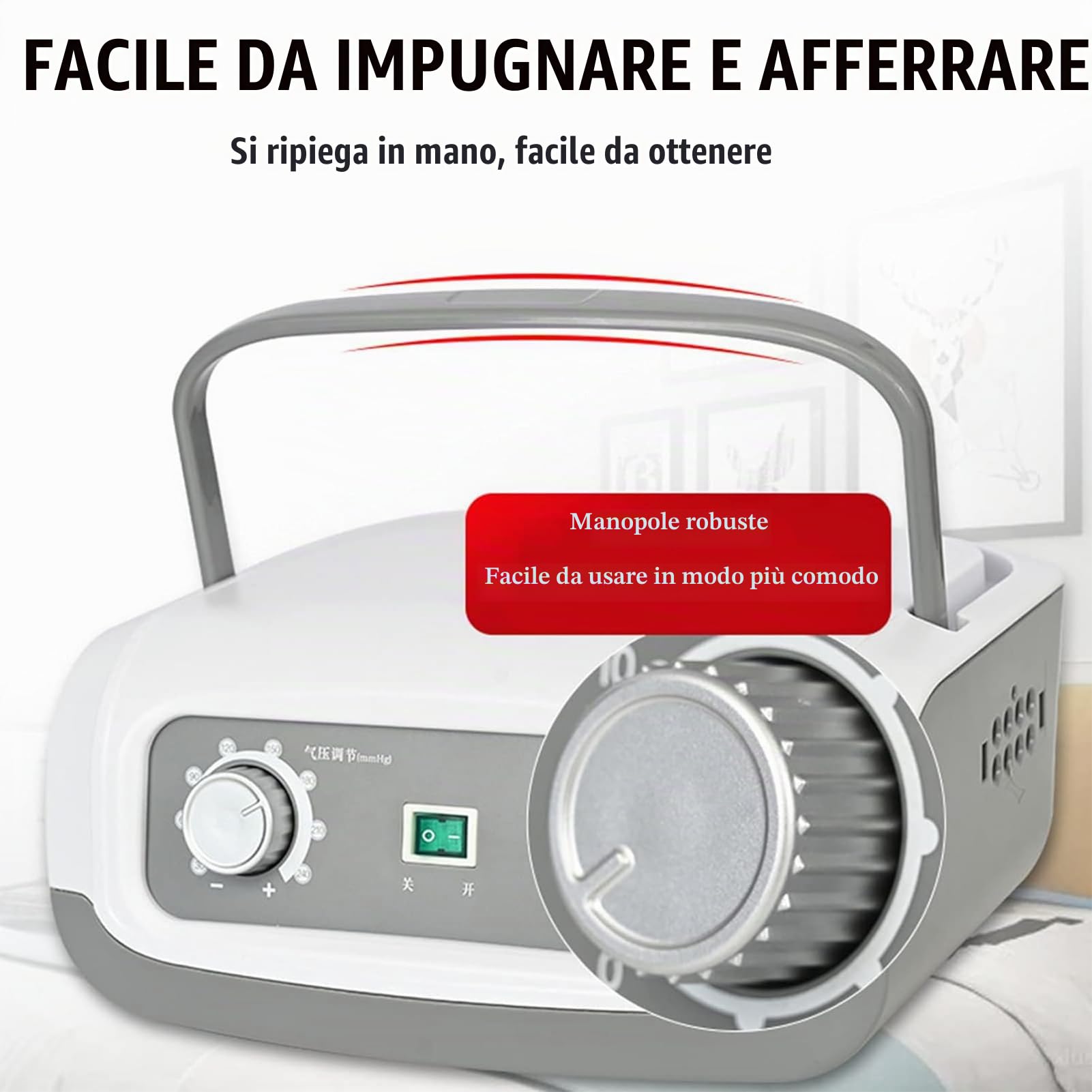 Massaggiatore Pneumatico per Gambe a 4 cavità Massaggio con Dispositivo Ad Onde d'Aria Mediante Onde di Pressione sulla Gamba E sul Piede del Polpaccio Massaggiatore Elettrico Stivali per Il Recuper