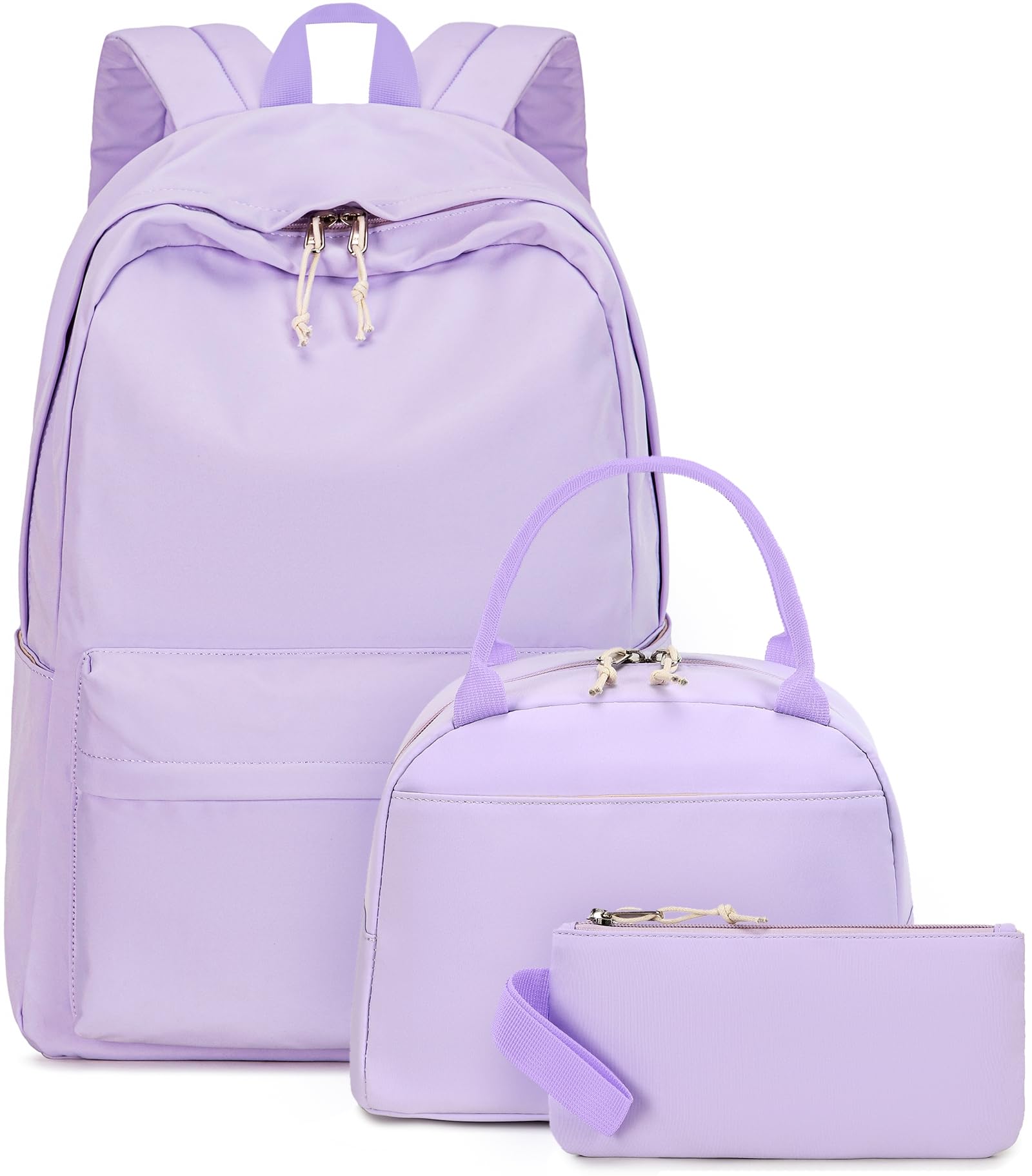 Bluboon Teens Backpack Set Girls School Backpack Lunch Box Pencil Bags Student Bookbags 3 in 1