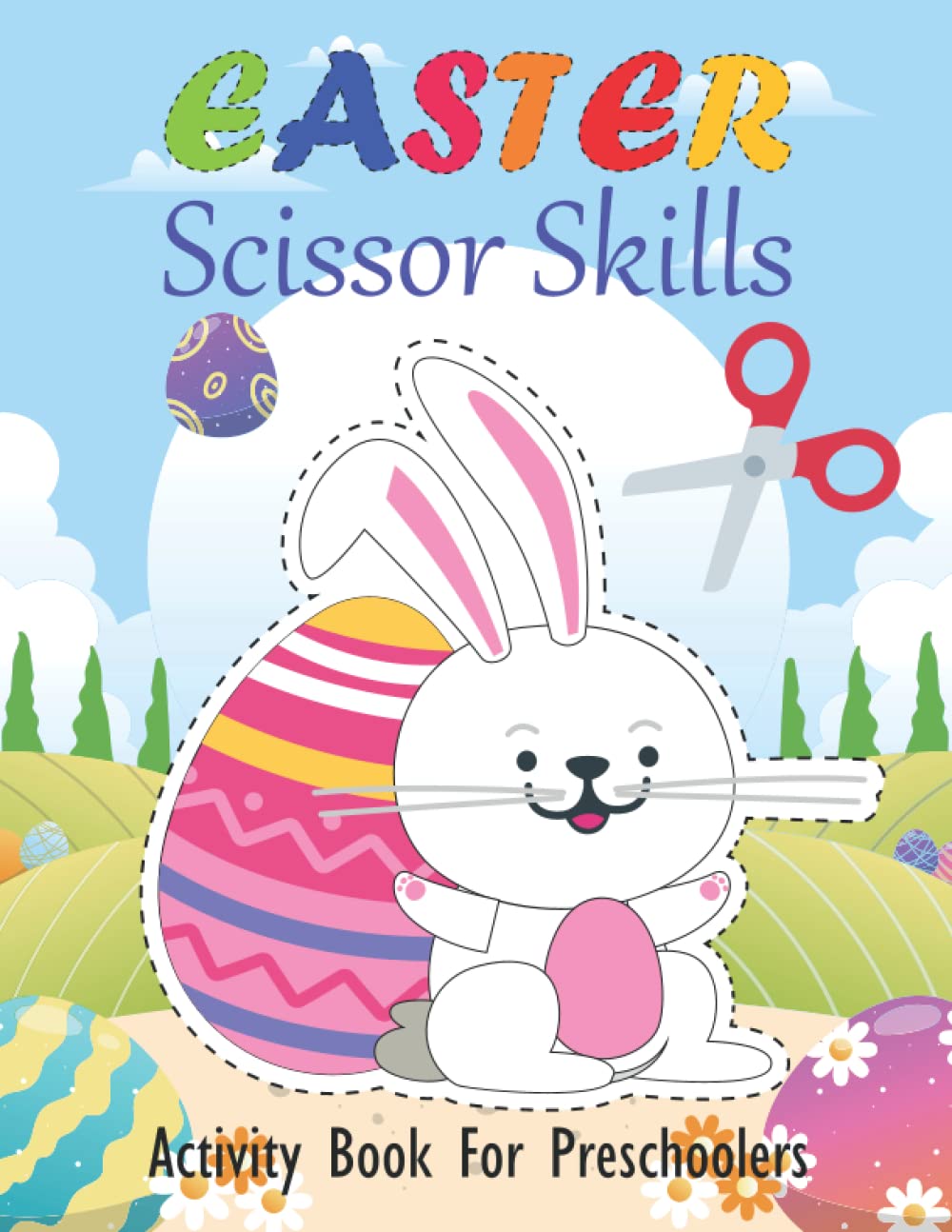 Buy Easter Scissor Skills Activity Book for Preschoolers Funny Easter