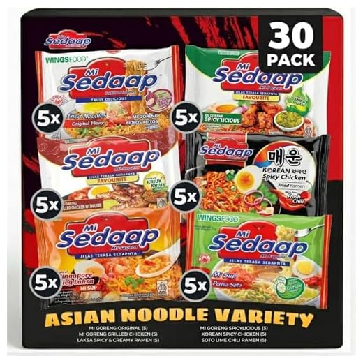 Mi Sedaap Instant Noodle Variety Pack 30